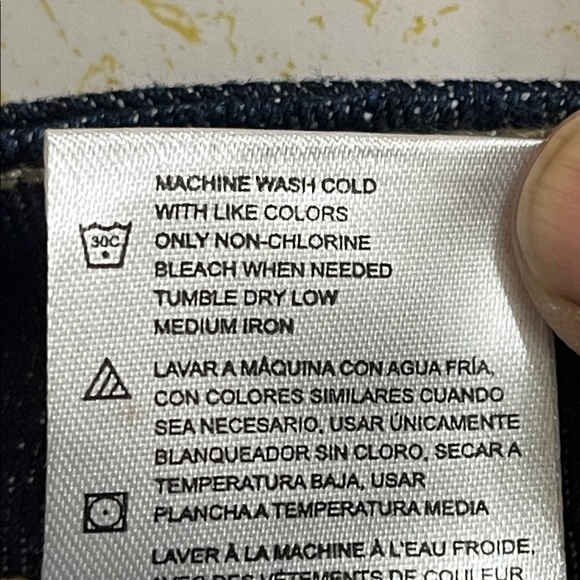 Dickie's Women's Lined Blue Jeans Regular Straight Cut Dark Wash Sz 8R W/31 L/32 - Picture 15 of 15